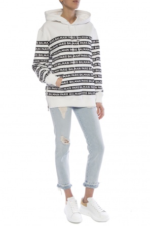 Printed hooded sweatshirt, zdjęcie 2 Printed hooded sweatshirt od Balmain